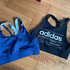 2 new Adidas sports bras never worn. Size XS